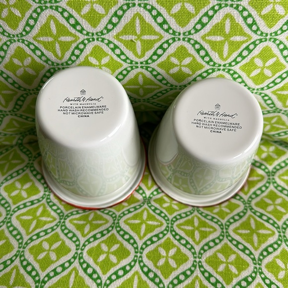 Hearth & Hand Set of 6 Large Porcelain Enamel Cups - Picture 5 of 7